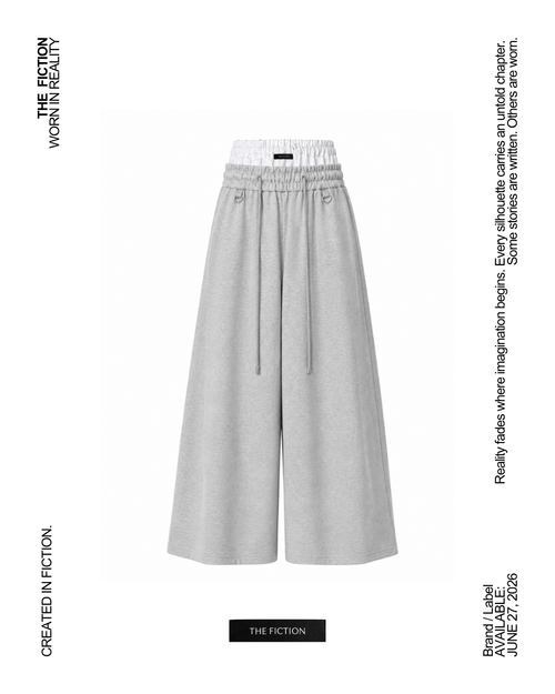 Lace Hem Sweat Pants
