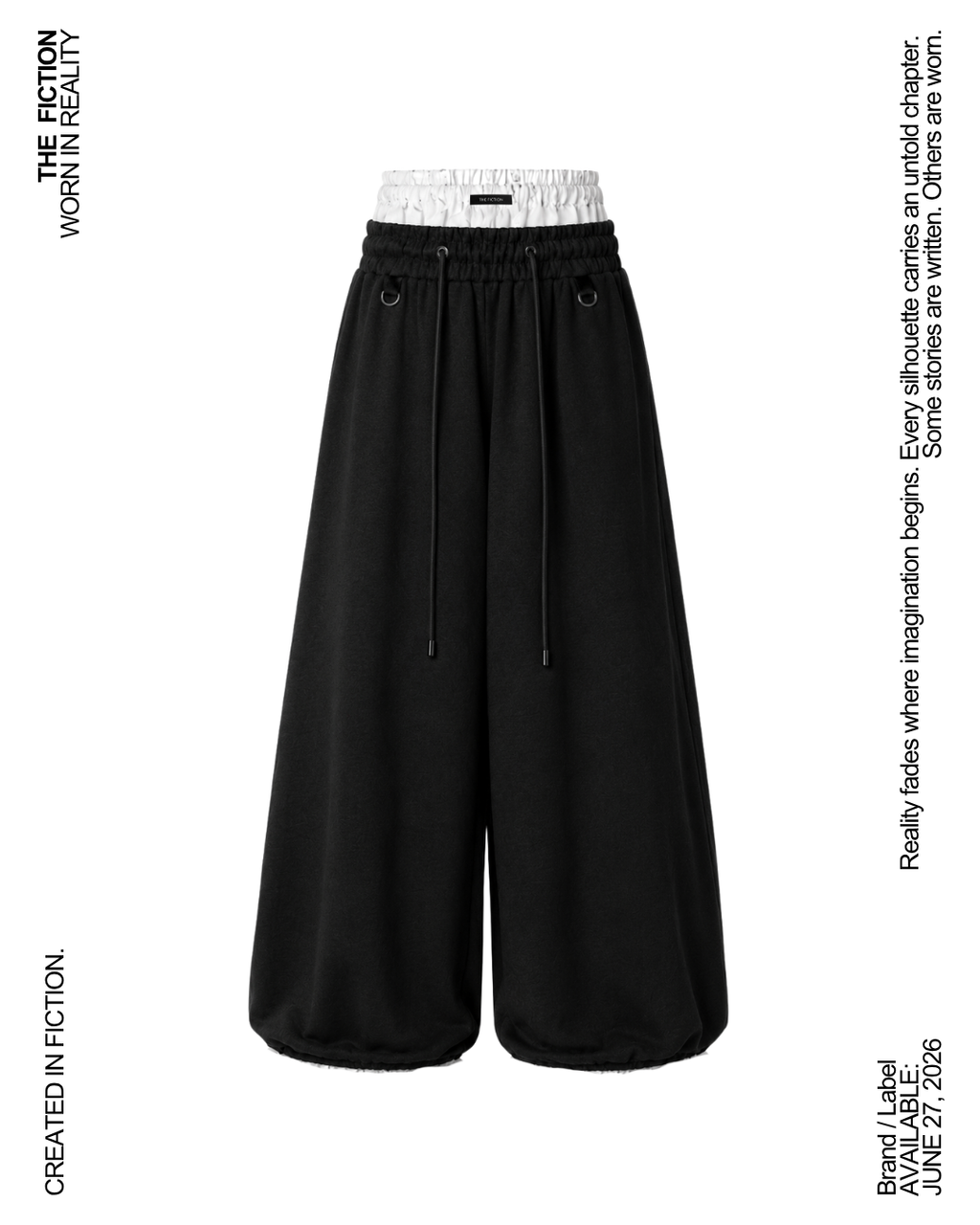 Lace Hem Sweat Pants