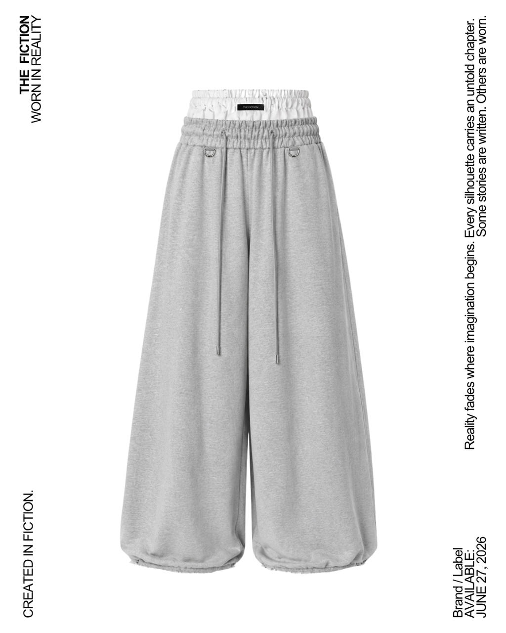Lace Hem Sweat Pants