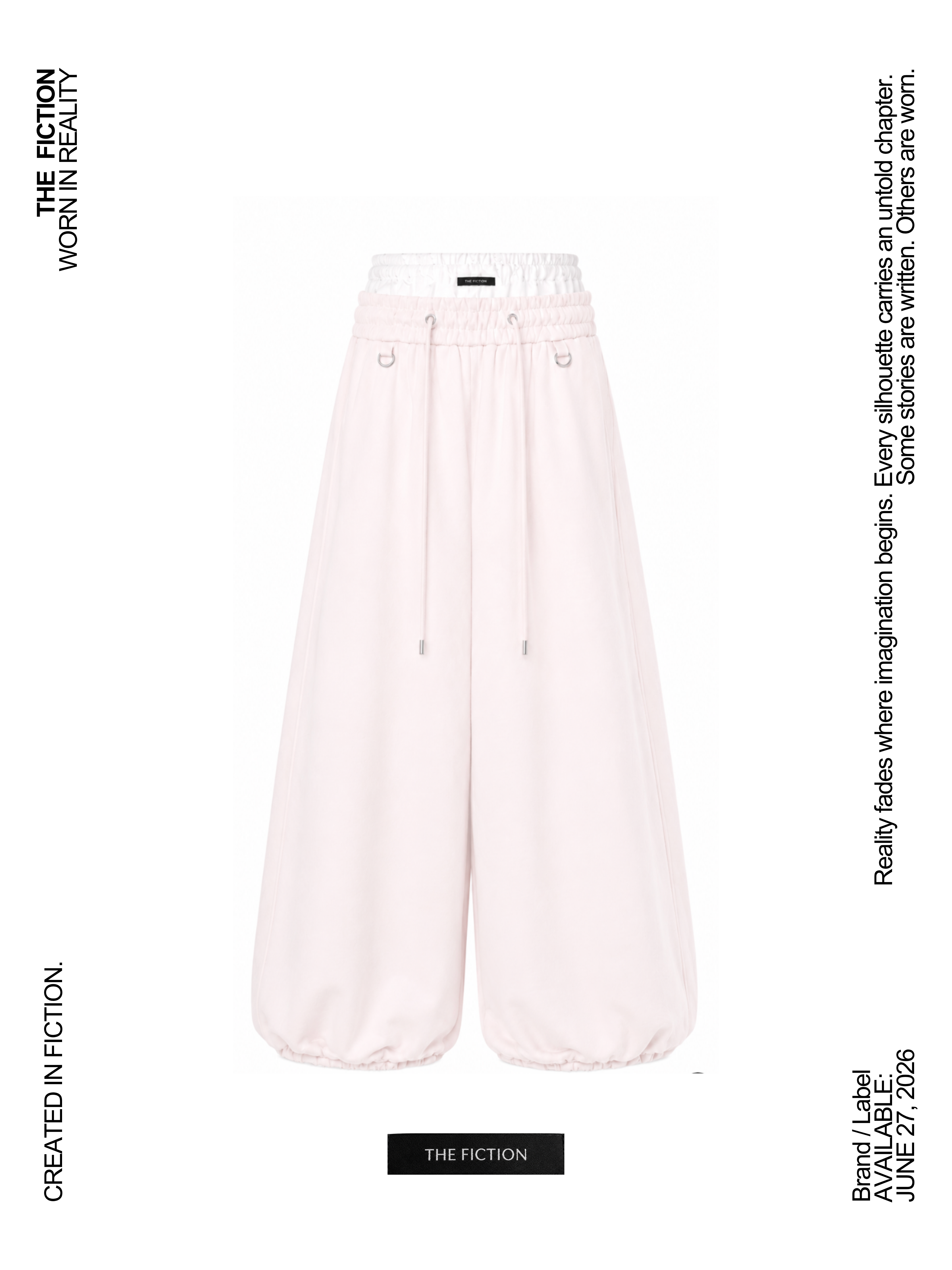 Lace Hem Sweat Pants